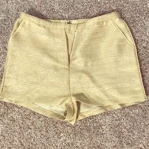 Gold shorts